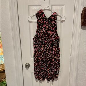 Lovely Melody Vibrant Pink and Black Knit